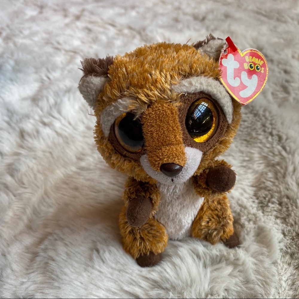Ty Beanie Boos Rusty the Raccoon